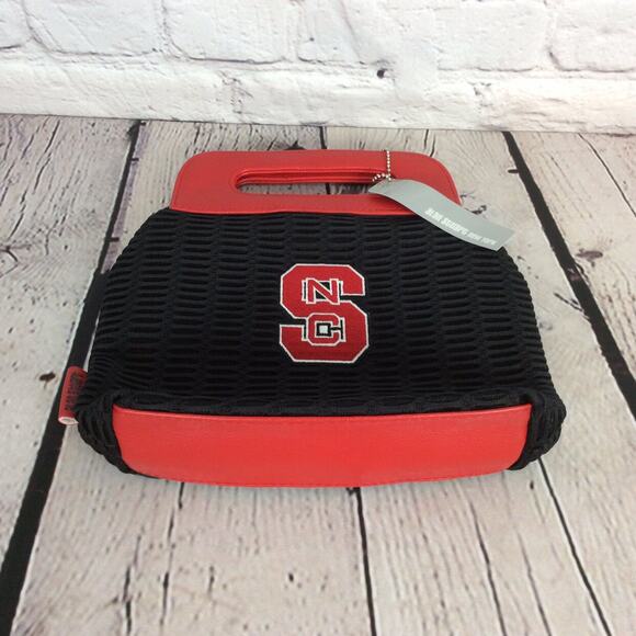 Alan Stuart New York NCAA NC State Wolfpack Mesh Handbag Gameday School Spirit - Picture 7 of 8
